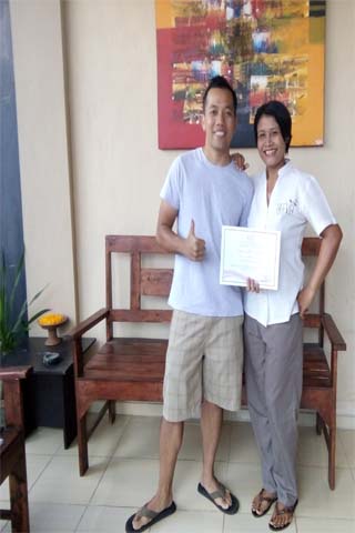Reeva Bali Spa School Student